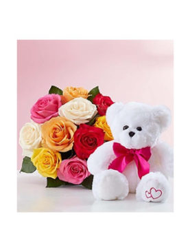 Beary Rose Boquet