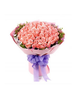 100 Pink Roses