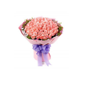 100 Pink Roses