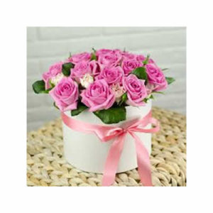 Pearly Pink Hat Box