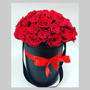 Red Attraction Hat Box