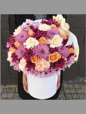 Bright Bouquet Hat Box