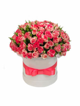 Spray Roses Hat Box