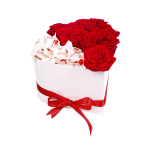 Raffaello and Roses Heart Box