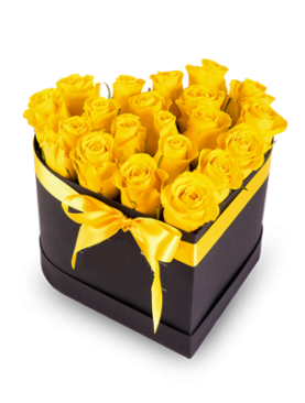 Yellow Mellow Heart Box