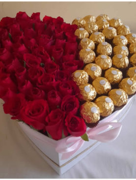 Ferrero and Roses Heart Box