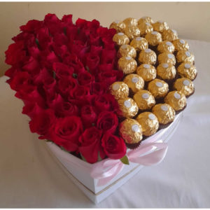 Ferrero and Roses Heart Box