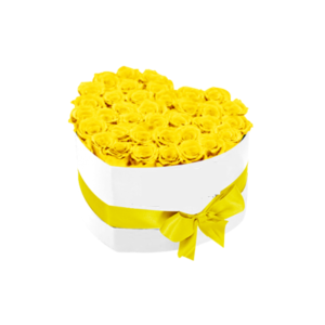 Yellow on White Box