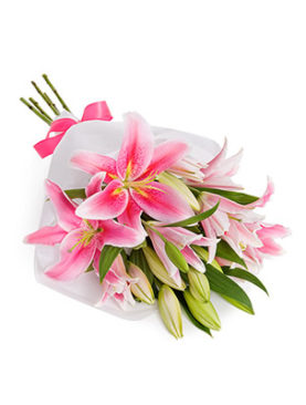 Gracious Lilies Bouquet