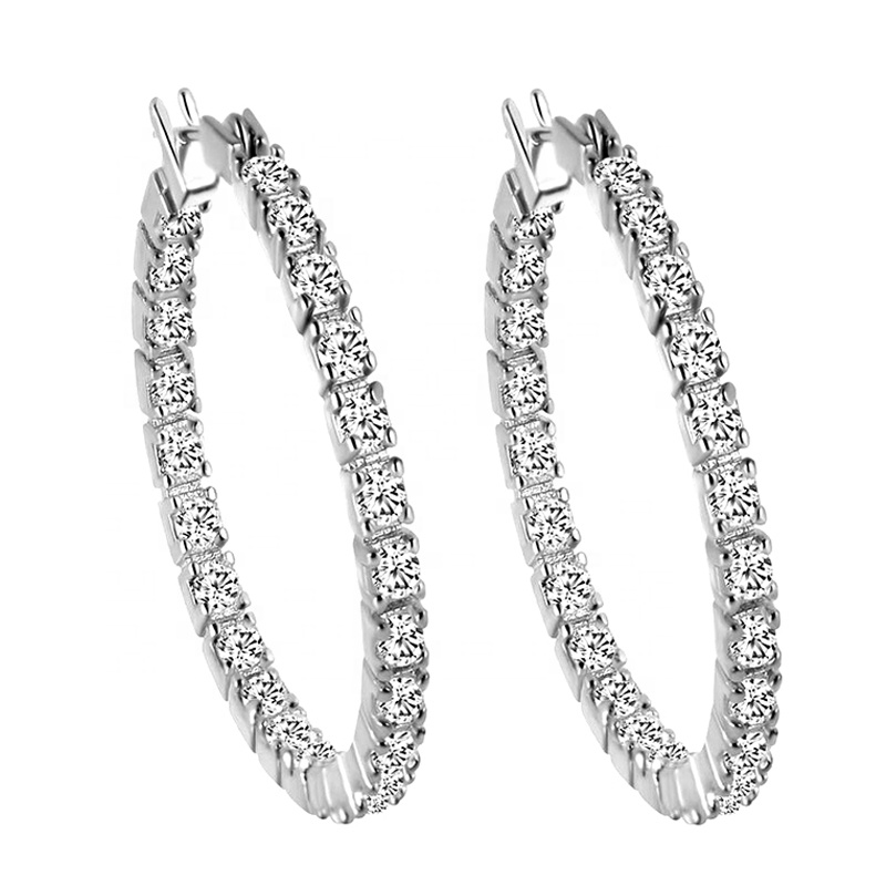 designer crystal earrings