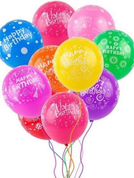 Birthday Latex Balloons