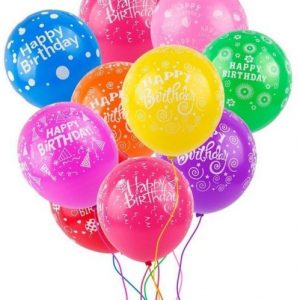 Birthday Latex Balloons