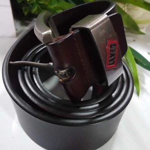 Levi's Genuine Leather Dark Brown Men's Belt