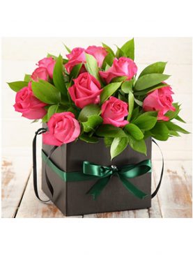 Beautiful Box of Cerise Roses