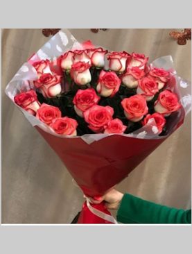 Variegated Roses Bouquet