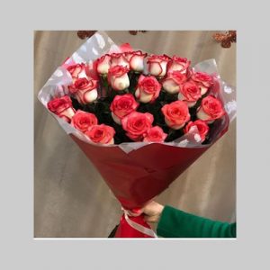Variegated Roses Bouquet