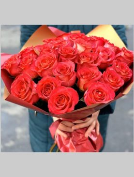 Radiant orange Rose Bouquet