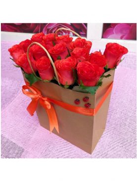 Enchanted Red Roses Bag