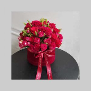 All Red Hatbox
