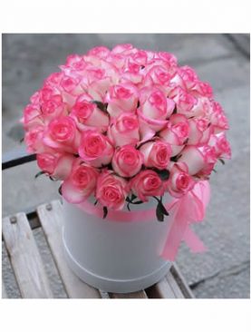 Boxed Pink Bouquet