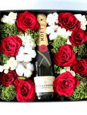 Moet Flower Box