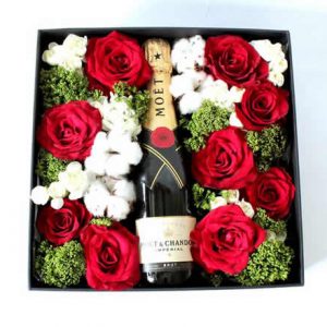 Moet Flower Box
