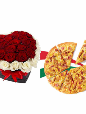 Pizza Flower Combo