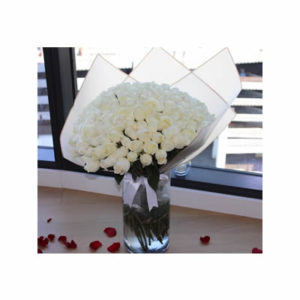 Heavenly White Roses