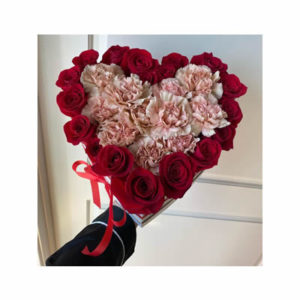 Carnations-Roses Heart
