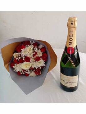 Moet and Bouquet