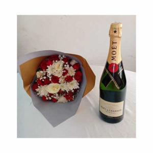 Moet and Bouquet