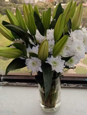 Lilies and Mums