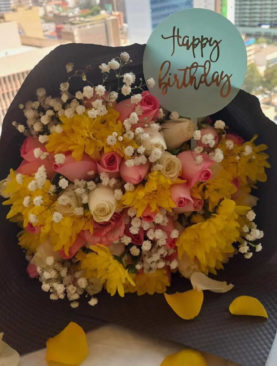 Birthday Bouquet + Topper