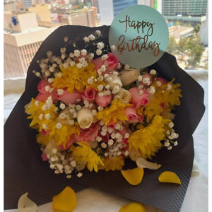 Birthday Bouquet + Topper