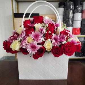 Luxury stylish bag White